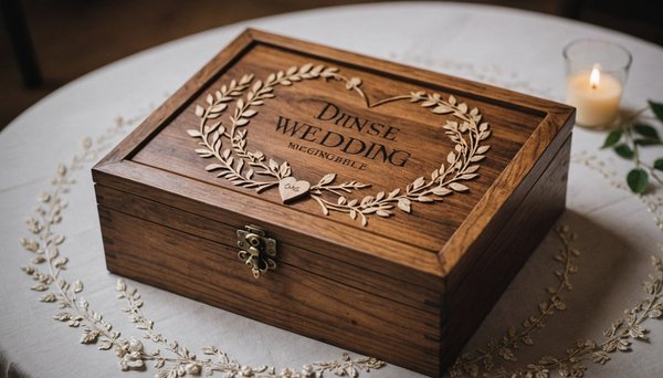 Une boîte de mariage en bois pour un jour inoubliable